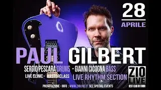 Paul Gilbert - Blues for Rabbit - at Zio Live Club Milano