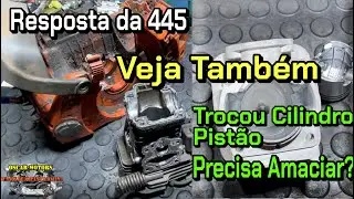 Amaciar o Motor de Motosserra precisa? E a 445 Que Aconteceu Com Ela?