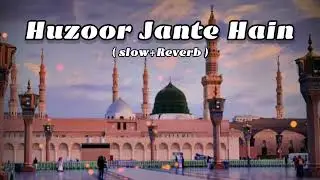 Huzoor Jante Hain || New Best Naat 2024 || (slow + reverb ) || heart touching naat || hd 4K
