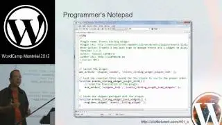 Разработка плагинов WordPress 201 #wcmtl2012