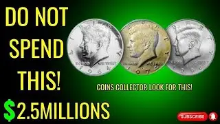 Top 6 Most Valuable Kennedy Half Dollar Worth Big Money! Urgent Sell it's Now Please!
