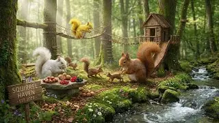Cute squirrels, videos for your cats and dogs.