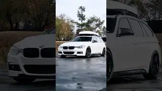 BMW F31 Wagon on Apex ARC-8RT Forged Wheels in Satin Black