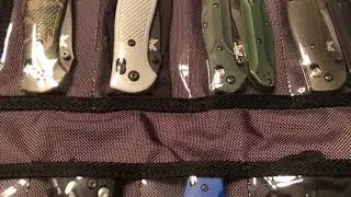 Inside look New Benchmade Knife Roll Bag