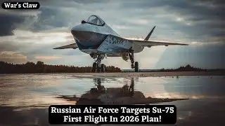 Russian Air Force Targets Su-75 First Flight In 2026 Plan!