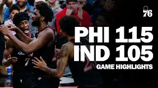 Game Highlights: Sixers Take Down Pacers at Home