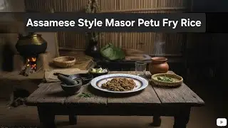Assamese Style Fish Petu Fry Rice . Tasty and Easy Recipe .
