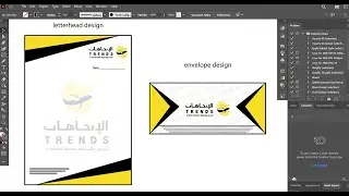 LetterHead and Envelop Design Tutorial in adobe illustrator #letterheaddesign #packagingdesigns