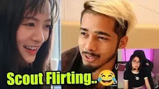 Scout Flirting With Chinese Girl ❤️| Kaash Plays Reaction On Scout Flirty Talks😂