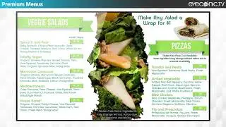 Eyeconic Premium Menu Examples