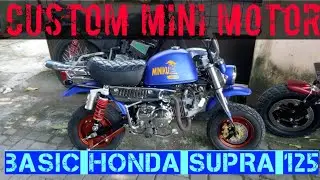 Custom Motor mini monkey/Gorilla basik honda Supra125 by NJB mini garage