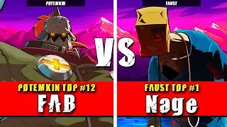 GGST | FAB (Potemkin) VS Nage (Faust) | Guilty Gear Strive High level gameplay