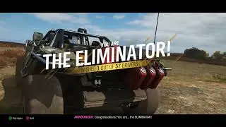 FINISHING 1ST OUT OF 57 DRIVERS IN LEVEL 7 M12S WARTHOG CST! - Forza Horizon 4 | Eliminator