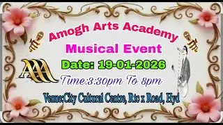Amogh Arts Academy ll Musical Event ll Live