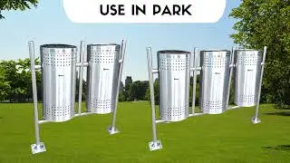 MOFNA Trio Pole Dustbin Swing Stainless Steel #dustbin #stabinlesssteel #manufacturing