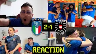 LE MIGLIORI REAZIONI A ITALIA-AUSTRIA 2-1