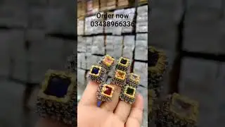 #fashion Ad zarcon stone adjustable size ring