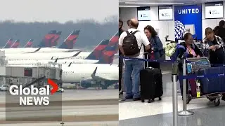 Hundreds of flights cancelled across US due to government shutdown