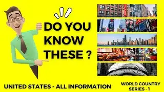World Countries Place , Currrency, Population , Language Series - 1 - USA