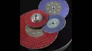 Diamond electroplated saw blade
