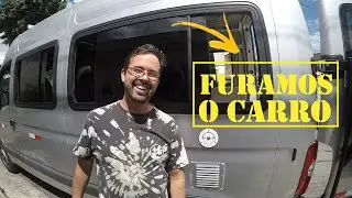 Constru&ccedil;&atilde;o de Motorhome Artesanal - Entrada de &aacute;gua e exaust&atilde;o do g&aacute;s - Ep. 21