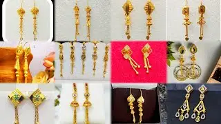 Gold earrings sui dhaaga designs with weight and price  Gold earrings designs new model 2026