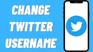 How To Change Twitter Username | Change Twitter @ Name & Display Name