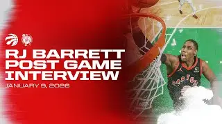 RJ Barrett | Post Game at Celtics | January 9, 2026