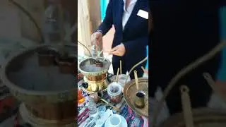 Greek Coffee Making Ritual at TAVERNAKI