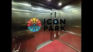 (Better Take) BEAT UP KONE EcoSpace Traction Elevators @ ICON Park Parking Garage in Orlando FL