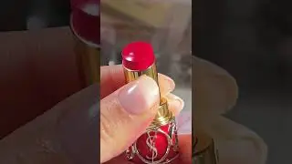 YSL Beauty Lip Swatch Showstopping rose #makeupshorts #luxurybeauty #yslbeauty #lipswatch #lipstick