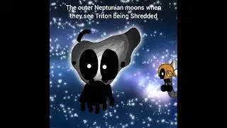 Nereid is supposedly one of 2 last Surviving Moons before Triton came along #shorts #Nereid #neptune