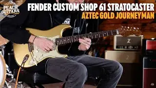 No Talking...Just Tones | Fender Custom Shop 61 Stratocaster Journeyman Aztec Gold