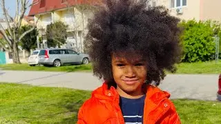 My husband won’t stop admiring our son’s Afro.my friend always take the kids out to the supermarket