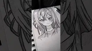Rysunek Alyi #sztuka #rysunek #anime #rysunekanime #alya #dziewczynazanime #kr&oacute;tkiefilmy