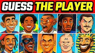 Guess the FOOTBALL PLAYERS by their CARTOON drawings | FOOTBALL QUIZ TRIVIA 2025