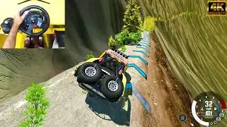 SP Dunekicker | Extreme Offroading on Volcano map mod Gameplay | BeamNG Drive