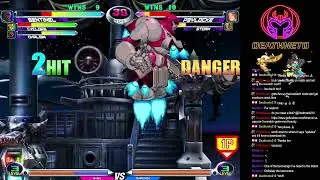 MvC2 Sentinel 90% overhead mixup to refly throw reset sequence + unfly combo 9/20/23