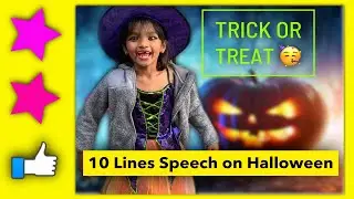 10 Lines on Halloween||Essay / Speech on Halloween||Why to celebrate Halloween||History of Halloween
