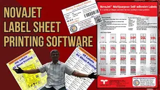 Novajet All Size A4 Sheet Label Designing and Printing Software Ready to Use