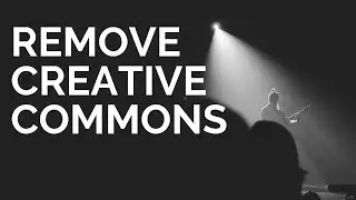 Remove Creative Commons License From My Videos