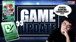 Sig Change Ticket!? Power Ranking Tournament?? ***BREAKING UPDATES*** - MLB 9 Innings 22