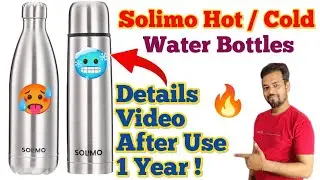 Solimo Water Bottle 24 hrs Hot and cold Under 500 | amazon brand | Best Bottle Hot and Cold Water