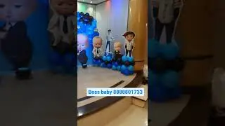 Boss baby theme decor #birthday #ytshorts #foryou #viral #trending #boss #baby #shorts #short #black