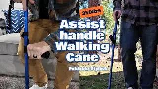WHLICKS Walking Cane Review | Dual Handle & Foldable