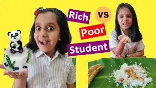 Rich Student Vs Poor Student in School Life  #Funny #Kids RhythmVeronica