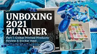 2021 Planner Review | Blue Marble Planner Unboxing | Global Printed Products Planner