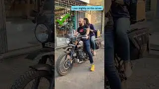 How Pillion Should Sit on a fully Loaded BIke? #Wroom #Shorts