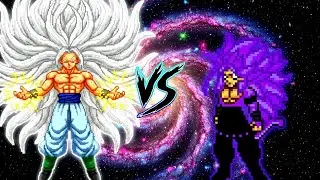 Goku SSJ Infinity Ultra Instinct OP VS Ghost V3 OP (all form) in Jump Force Mugen