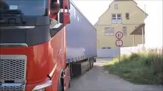 Vykládka a dopravní kolaps v Ledči